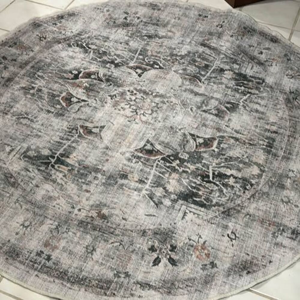 EUC Ruggable 6’ Round, Sarrah Hazel